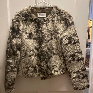 Faux snake jacket